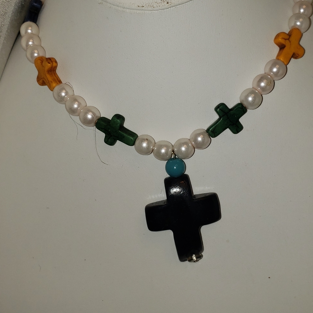 Multi colored cross set - Picture 4 of 4